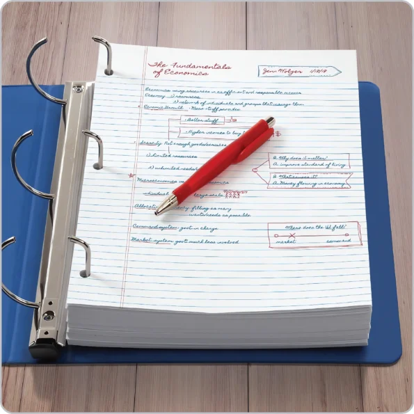 138-wide ruled loose leaf paper