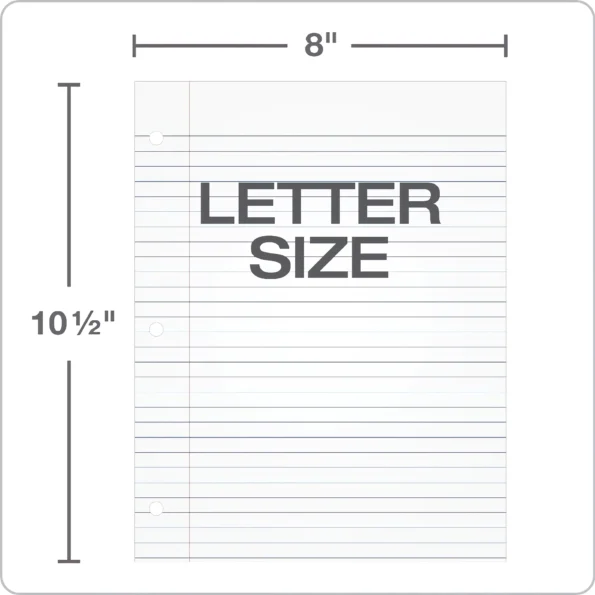 138-wide ruled loose leaf paper