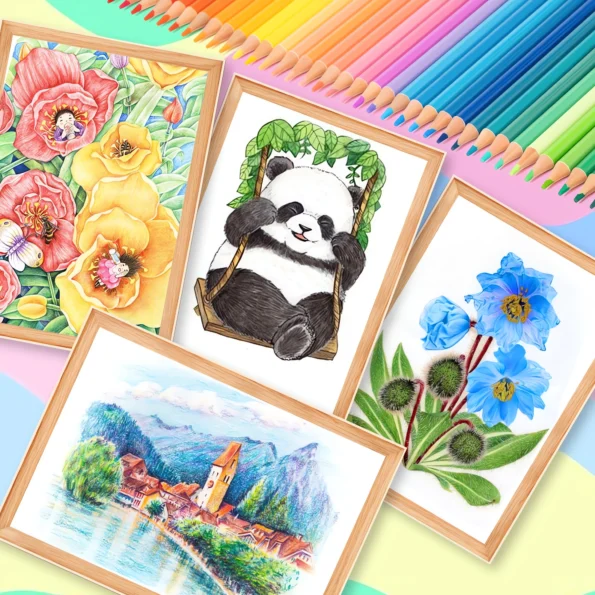 142-colored pencils for adult coloring books