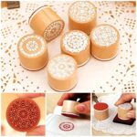 151-wooden floral rubber stamps (5)