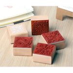 151-wooden floral rubber stamps (5)