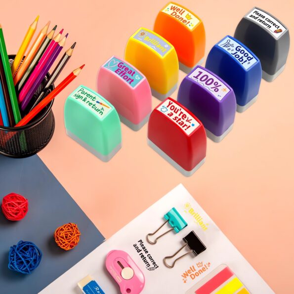 motivational teacher stamps