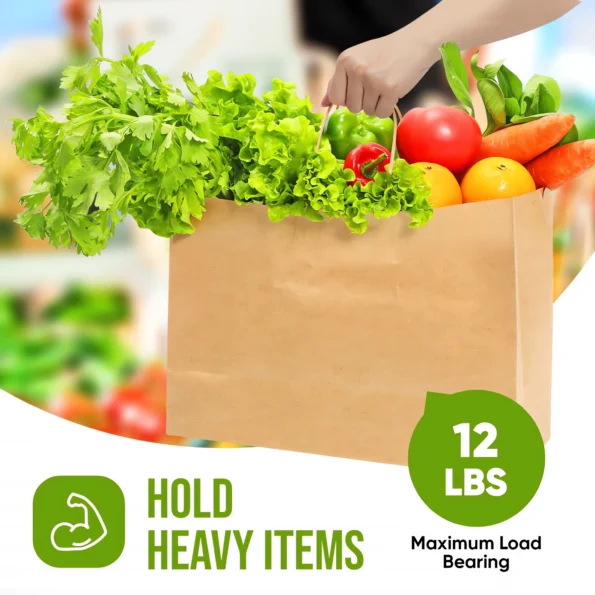 155-kraft paper bags with handles