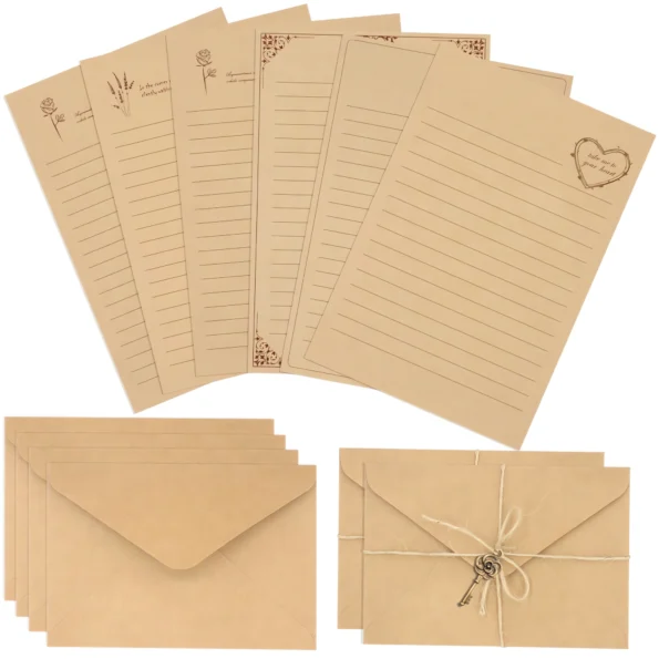 156-vintage stationery set with envelopes