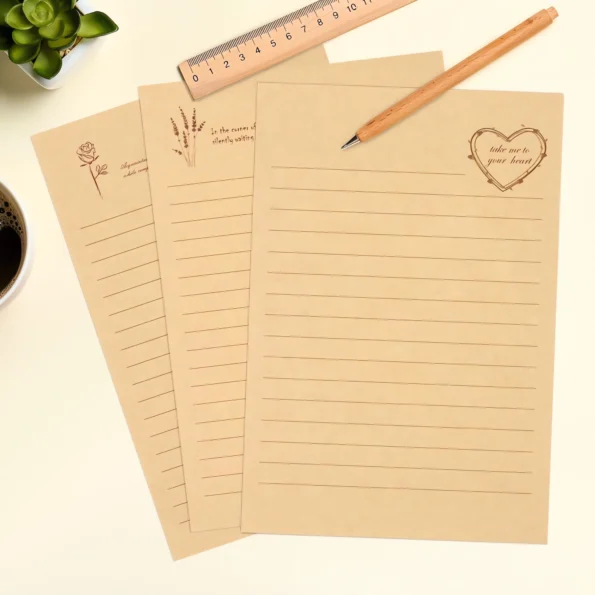 156-vintage stationery set with envelopes