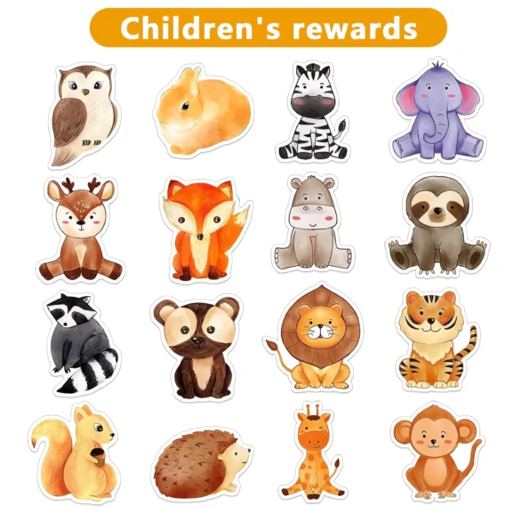 169-forest animal stickers for kids