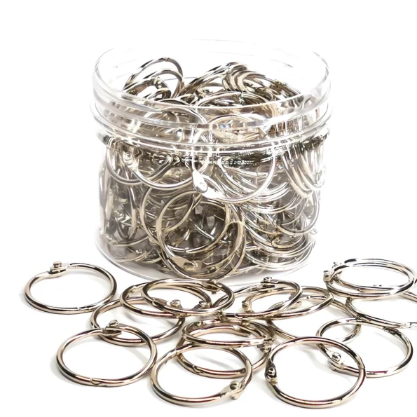 172-Metal Binder Rings One Inch