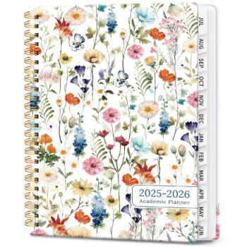 Academic year monthly and weekly calendar planner