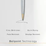Ballpoint pen refill black medium ink (1)