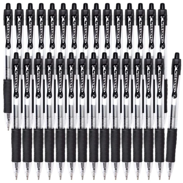 Black gel pens fine point