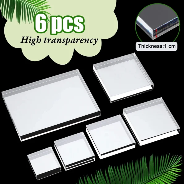 Clear Acrylic Stamp Display Blocks