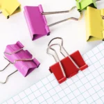 Colored binder clips for office and school use (1)