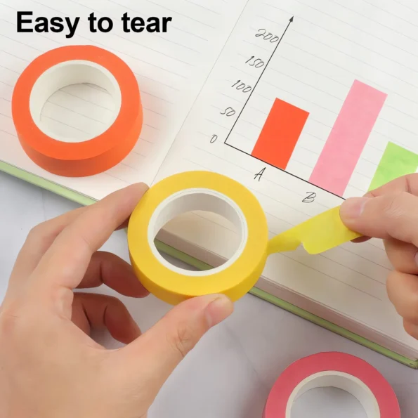 Colored masking tape for crafts