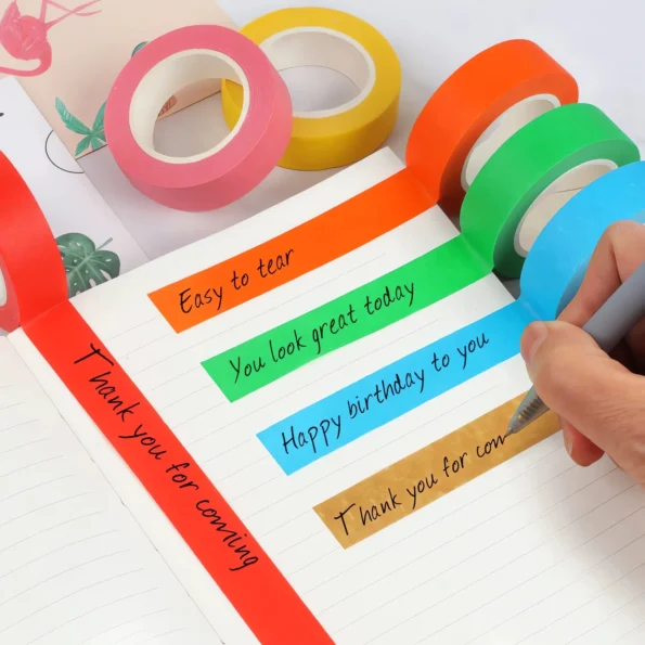 Colored masking tape for crafts