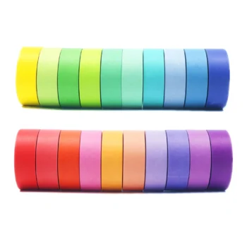 Colored washi tape set