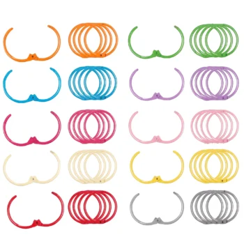 Colorful Metal Binder Rings for Organization