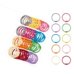 Colorful Metal Binder Rings for Organization