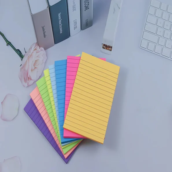 Colorful Sticky Notes Pad for Office and School