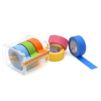 Colorful masking tape set with dispenser
