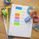 Colorful masking tape set with dispenser (1)