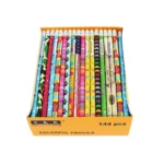 Colorful pencils with erasers for kids and school (4)