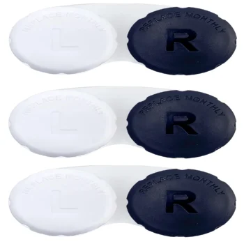 Compact Contact Lens Case for Travel