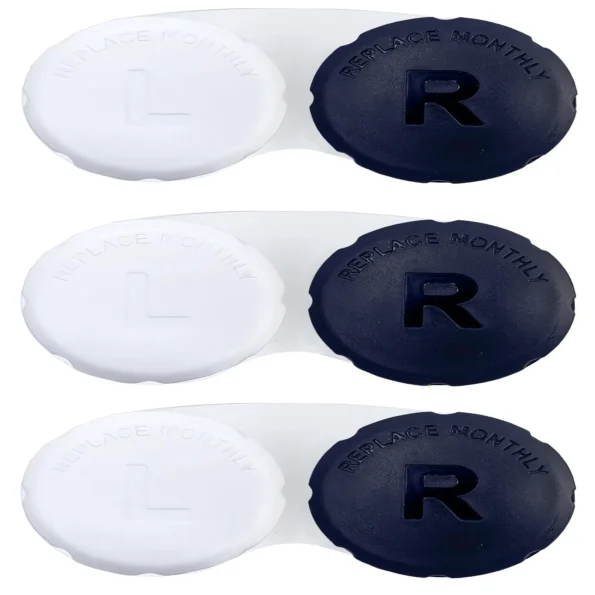 Compact Contact Lens Case for Travel
