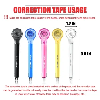 Correction tape pen set white