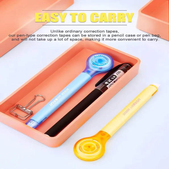 Correction tape pen set white
