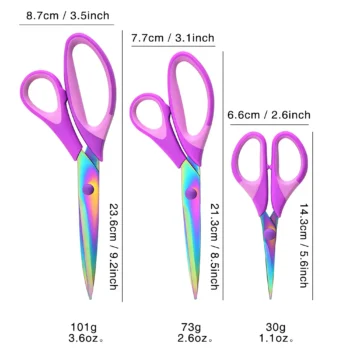 Craft Scissors Set for Fabric and Multipurpose Use