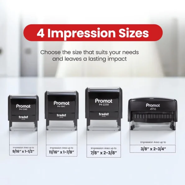 Custom self inking stamp
