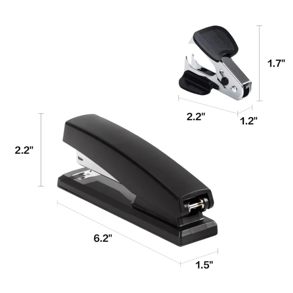 Desktop office stapler with remover
