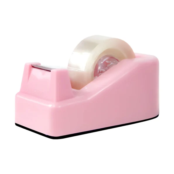 Desktop tape dispenser with weighted base
