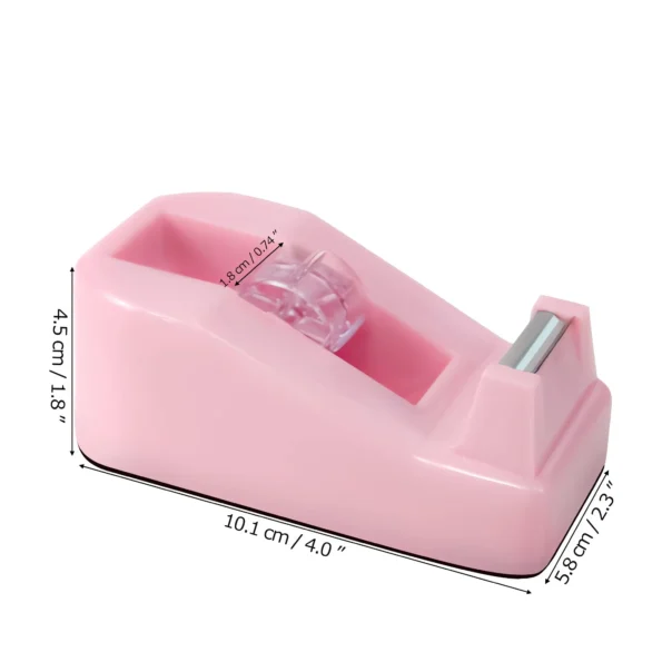 Desktop tape dispenser with weighted base