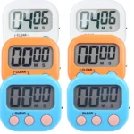 Digital kitchen timer magnetic back