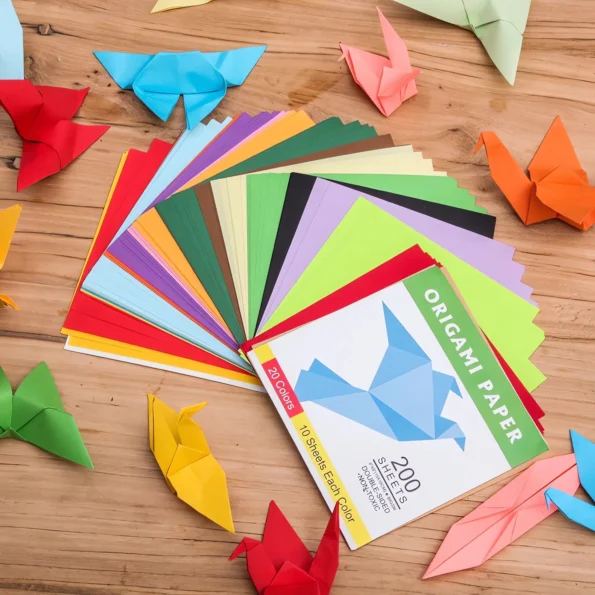 Double sided origami paper for beginners