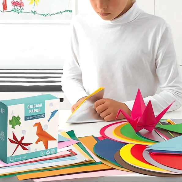 Double sided origami paper for beginners