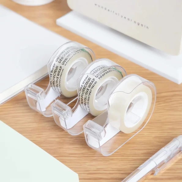 Double sided permanent tape dispenser