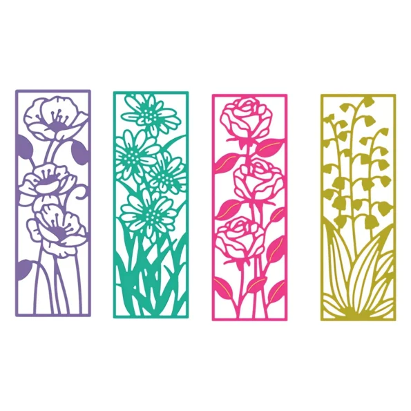 Flower frame metal cutting dies for card making