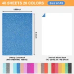 Glitter cardstock for crafts (6)