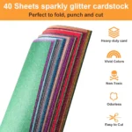 Glitter cardstock for crafts (6)