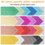 Glitter cardstock for crafts (6)