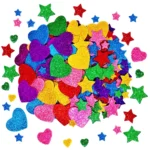 Glitter foam stickers for kids crafts