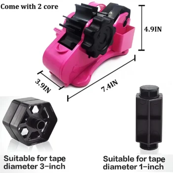 Heat tape dispenser sublimation