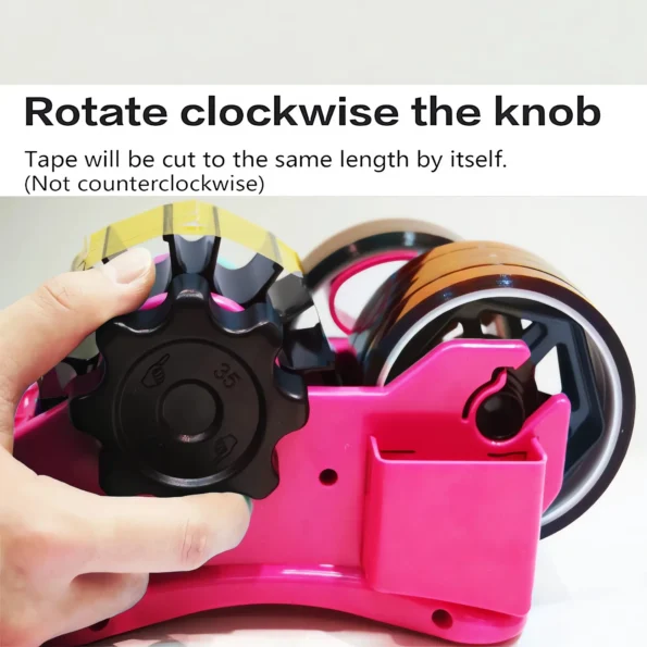 Heat tape dispenser sublimation