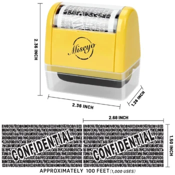 Identity protection roller stamp