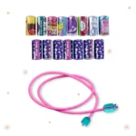 Kawaii holographic mini stickers roll set