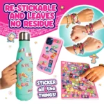 Kawaii holographic mini stickers roll set (1)