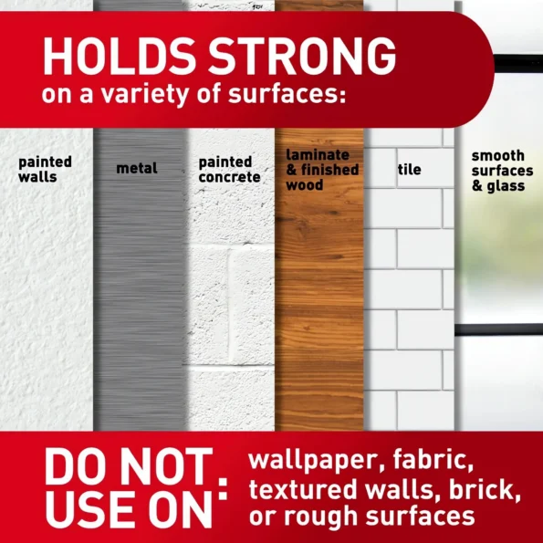 Large utility hooks damage free wall hanging