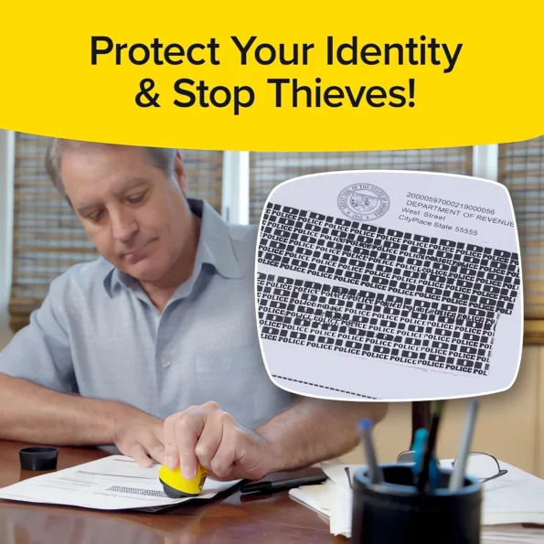 Ldentity Theft Protection Roller Stamp